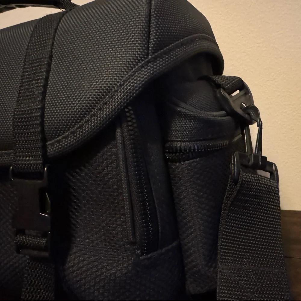 Vintage Ambico Black Padded Bag Camcorder Shoulder Strap